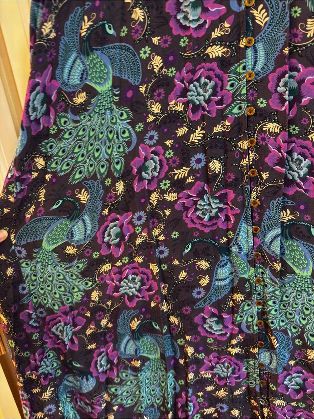 Spell Bohemian Purple Button Through Maxi - Picture 4 of 8